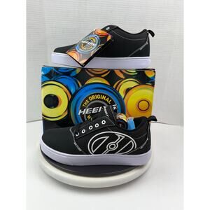Heelys Pro 20 LG Adult Men’s Skate Shoes Black White Roller Sneaker Size 8 NEW
